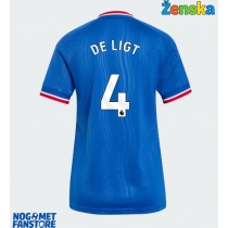 Manchester United Matthijs de Ligt #4 Gostujuci Dres za Ženska 2026-27 Kratak Rukav